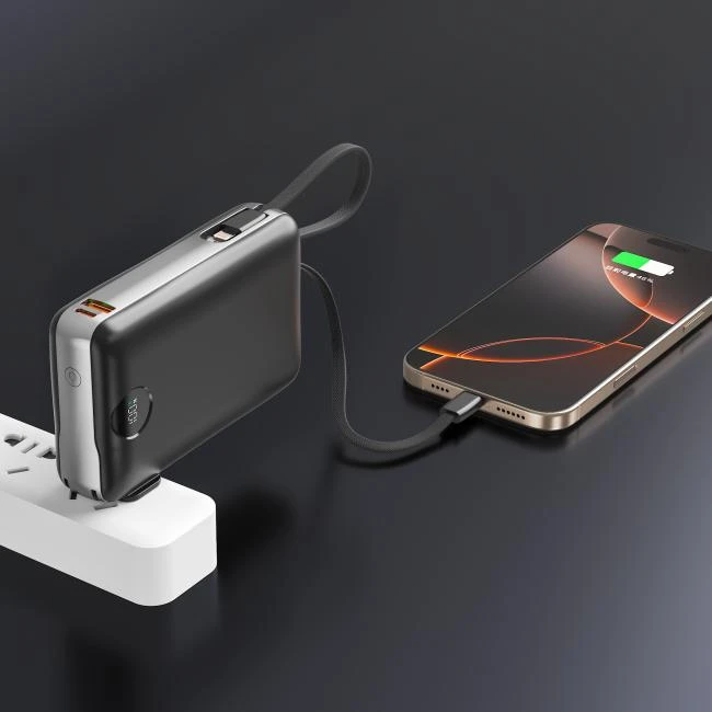 20000mAh Power Banks With Built in Cable best