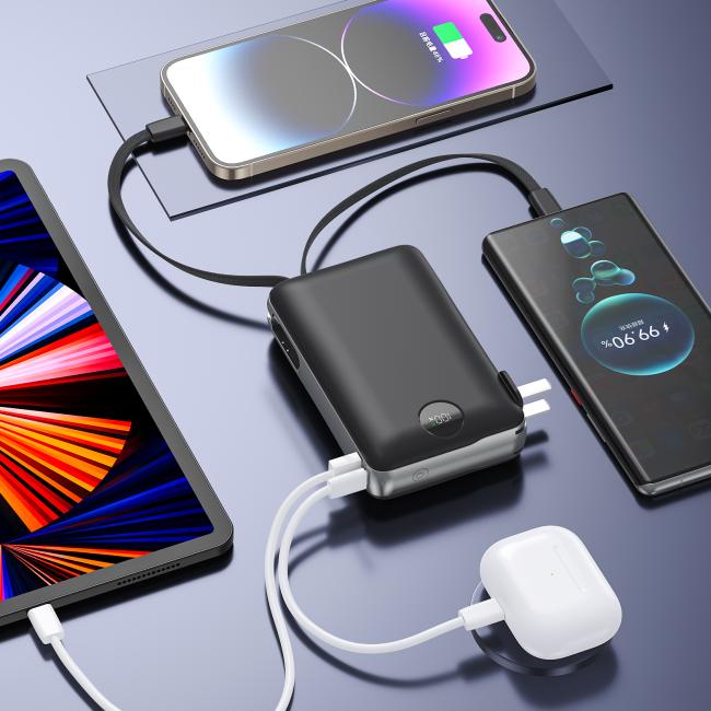 20000mAh Power Banks With Built in Cable best